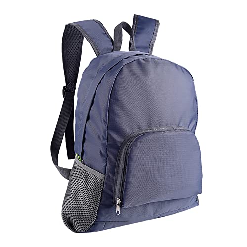 Ocio Ligero, Impermeable Mochila Plegable Al Aire Libre De Gran Capacidad Mochilas Para Niñas Negro (Gris, Talla Única)