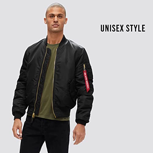 Image of Alpha Industries MA-1 Slim Fit Bomber Flight Jacket - Fighter Pilot Flight Jacket