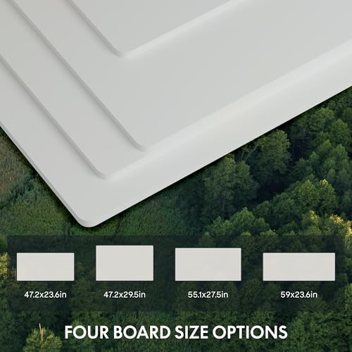 Image of FLEXISPOT E6 3-Stage Dual Motor Electric Standing Desk 48 x 24 Sit Stand Up Desk, Holds 220 lbs, Adjustable Height w /Memory Presets, One-Piece White Desktop & White Frame, Ships in 2 Boxes