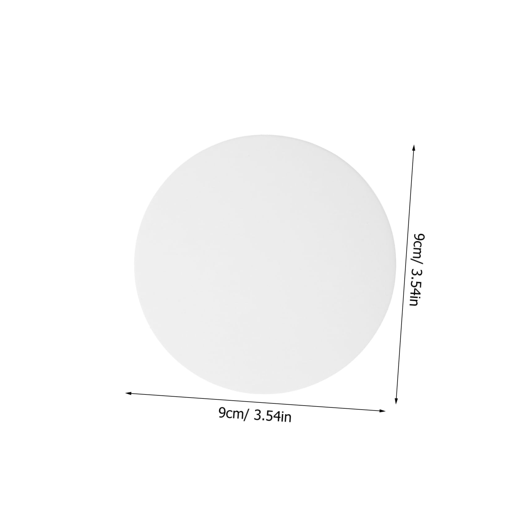 HAWILLOSCH Practical Labs Filter Paper 100pcs Cotton Fibre Qualitative Filter Paper for Labs Chemistry