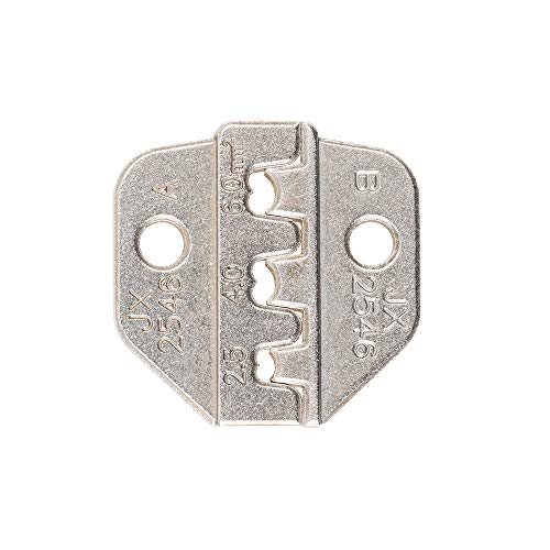 Baugger Mâchoire De Sertissage De Fil - Wire Crimper Pince À Sertir Jaw Jx-1601-2546 Awg14-10 2.5-6Mm² Serre-Câbles Bootlace Pinces Jaws de Terminaison de Câble Moule pour Dupont Pinces de Serrage Pin Cover
