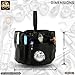 Graintex 18 Pockets Grab Bag Rip-stop Canvas Drawstring Closure, Small Part Organizer Pouch, Small Tools, Screws, Parts, Parachute Tool Bag for Efficient Storage to Essential Items at Job Site or Home