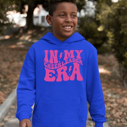 in My Cheerleader Era Youth-Sized Hoodie, Soft Fleece, Graphic Design2