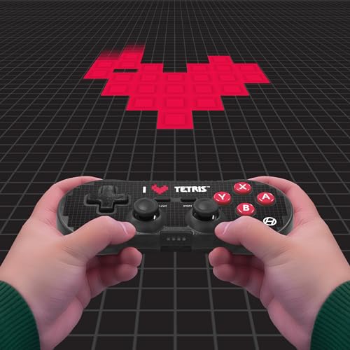Image of Hyperkin - Limited Edition Pixel Art Bluetooth Controller for Nintendo Switch 2 /Switch /OLED /PC /Mac /Android /iOS, Official Tetris Edition (Heart Drop)