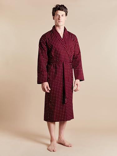 Lightweight Men's Robe - Tosca Red3