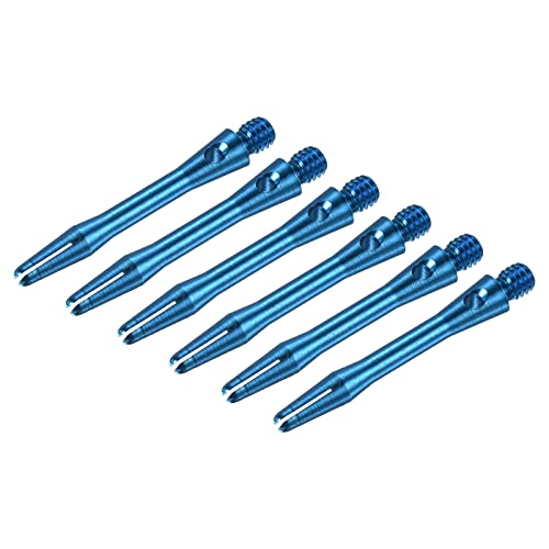 Image of PATIKIL 35mm Aluminum Dart Shafts, Medium 2BA Thread Dart Stems Dart Accessories Throwing Fitting for Steel Tip - 6 Pack (Sky Blue)