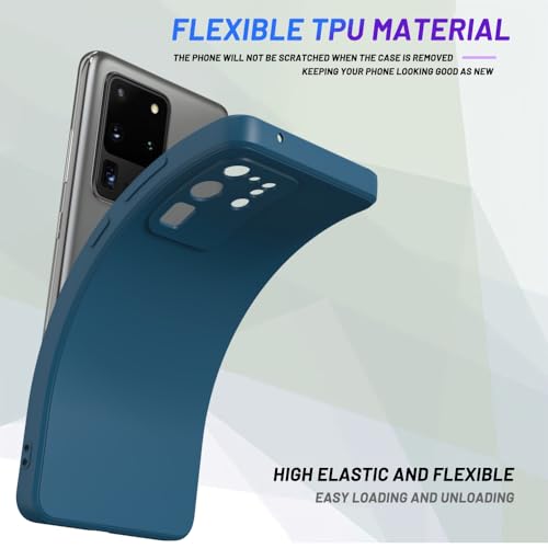 Image of for Samsung Galaxy S20 Ultra Case Dark Blue, Scratch Resistant with Soft Touch, Slim Thin Phone Cover for Samsung Galaxy S20 Ultra