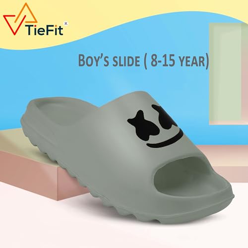 Image of TieFit Ultra Soft Breathable Upper Daily Use Sport Slide for Boy's