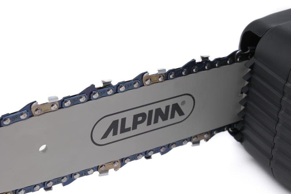Alpina acs 20 Li kit motosierras inalámbricas, motor de inducción 700 W, guía 25 cm, batería STIGA ePower 20 V 4 Ah, peso ligero 3,08 kg