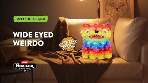 Fuggler Fart Face 23 cm von ZURU, Lustiges Hässliches Monster, Plüschtier für Kinder und Erwachsene (Wide Eyed Weirdo) – Ansicht 5