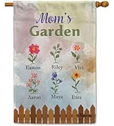 KafePross Custom Grandpa Grandma's Favorite Children Names Mom's House Flag Grandma's Garden with...