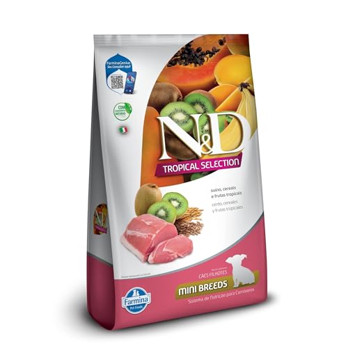 N&D Tropical para Cães Filhotes de Raças Mini e Pequenas Sabor Su...