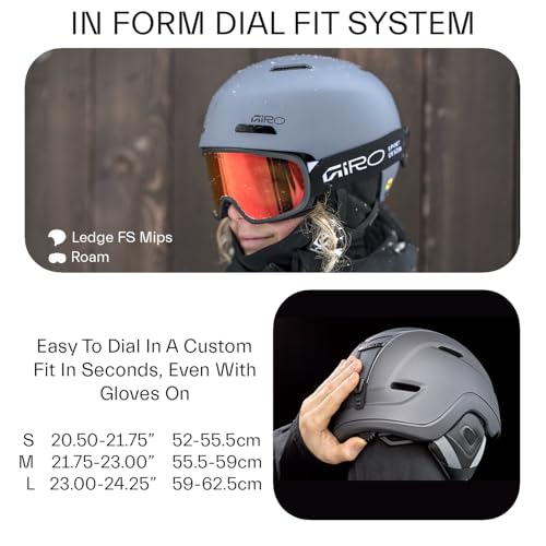 Giro Ledge FS (Fit System) MIPS Ski Helmet - Snowboard Helmet for Men, Women & Youth - Image 7