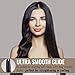 Titanium XL Professional Flat Iron by HAI - Extra Long Plates - Hair Straightener with Ionic Generator for Faster Styling