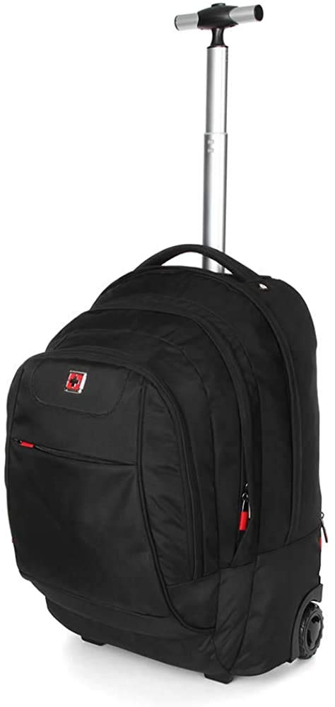 SWISSWIN ブラックリュック キャリーバッグ機能付き Amazon.co.jp: (スイスウィン)SWISSWIN swe1058 ビジネスリュック