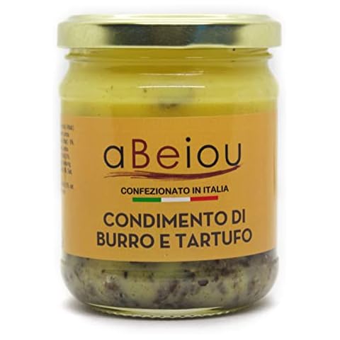 aBeiou. Butter with White Truffle Bianchetto 160g Extra Gourmet Product 100% Italian Premium Italian bianchetto Truffle Butter Delicatessen Without preservatives Ideal for Gifts Cover