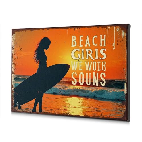 Décoration de Pâques Beach Girls pour une salle de bain moderne et colorée