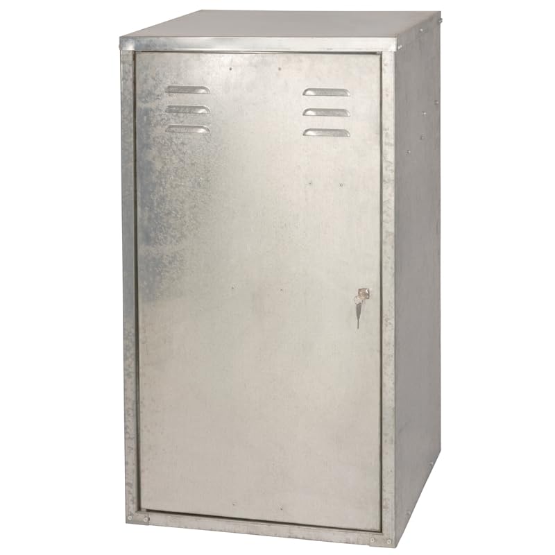 VOSS.farming Sattelschrank 60 x 60 x 106 cm für 2 Sättel verzinkt mit Schloss