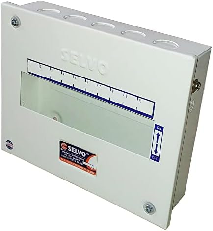 Selvo SPN Single Door Distribution Board (10WAY)