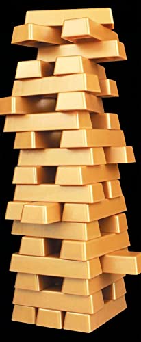 FunBlast Gold Bar Stacking Tower Toys for Kids – Tumble Tower Assembling Game, Balancing Blocks Game for Boys, Kids and Adults – 54 Pieces Golden Blocks (B09J7WWR84) Amazon Price History, Amazon Price Tracker