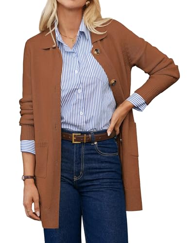GRACE KARIN Women's Fall Knit Cardigan Sweater,...