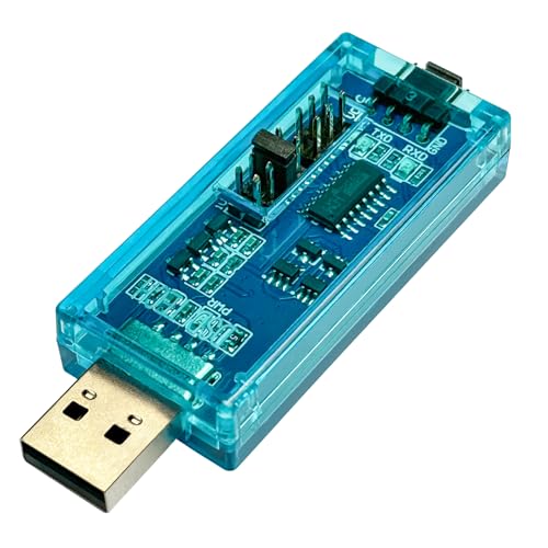 DSD TECH SH-U07A Adaptador USB a TTL con Chip CH340C Soporte 5V 3.3V 2.5V 1.8V Nivel lógico
