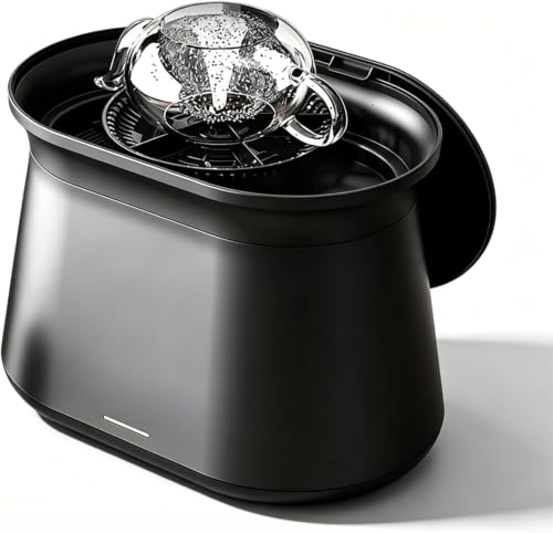 Enjuagador eléctrico de vidrio de 1.7L para limpiar rápido tazas de café y té