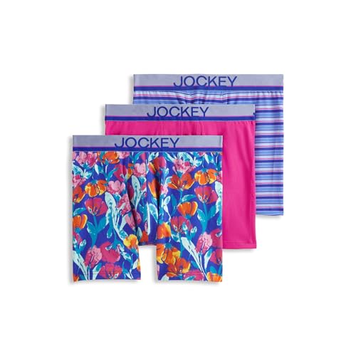 Image of Jockey Men's Underwear True Style 6 inch Boxer Brief - 3 Pack