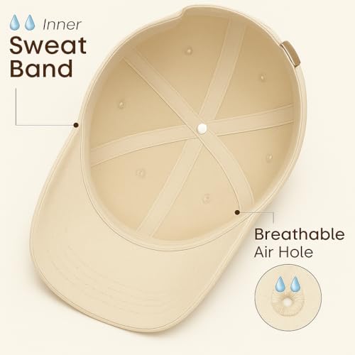 Image of Unisex Adjustable Baseball Cap Pack of 2 - Solid Color, Breathable, Stylish Cotton Caps for Men & Women - Outdoor Sports, Travel, Casual Wear