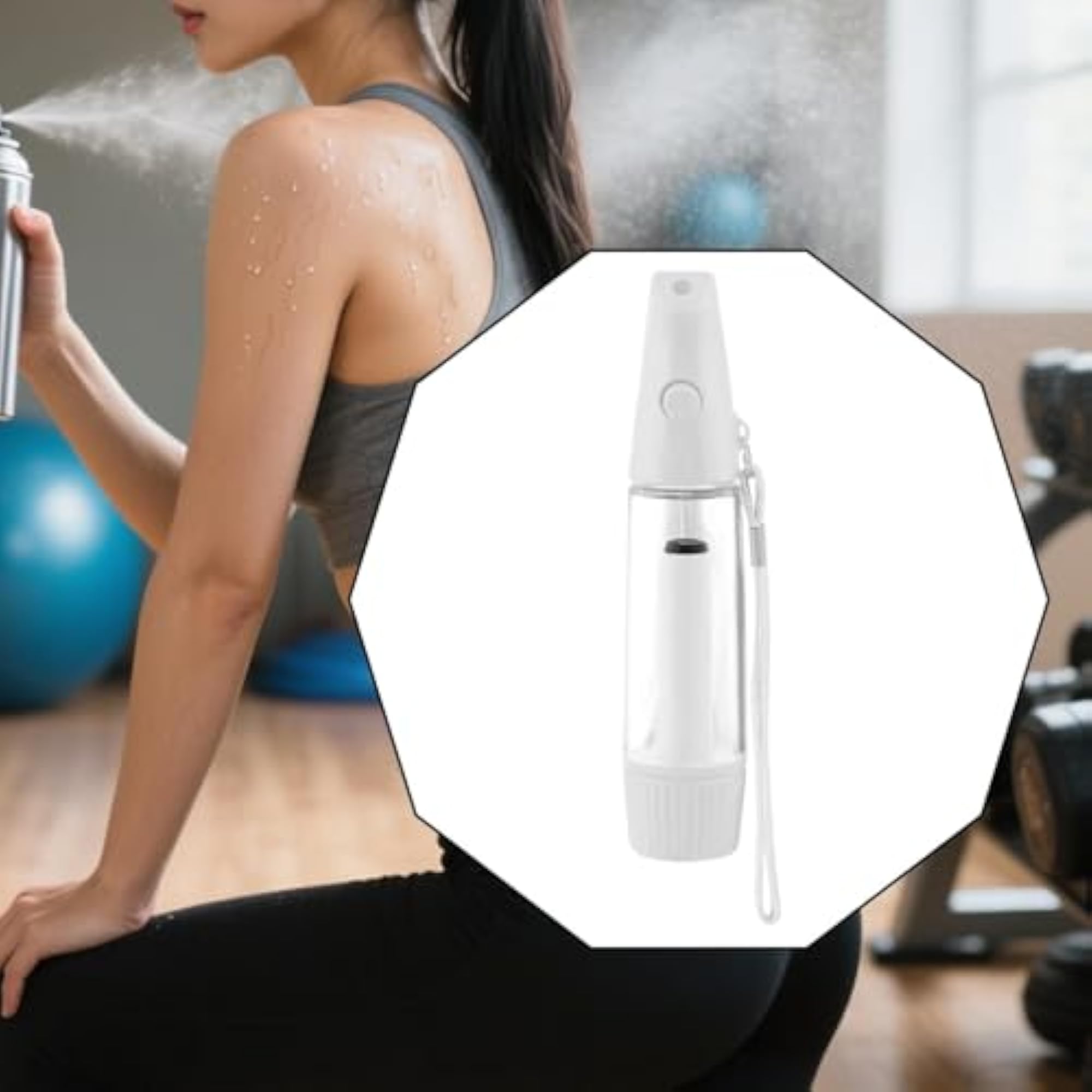 Compact Summer Mister Spray Bottle for Outdoor Sports