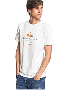 T-Shirt Quiksilver Homme First Fire Blanc Pur