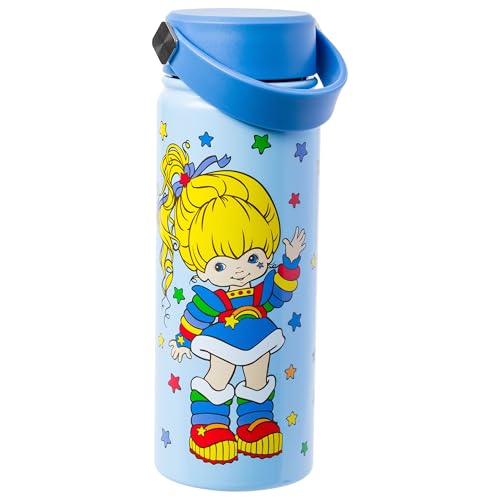 Image of Silver Buffalo Rainbow Brite, Stainless Steel Water Bottle, 20oz