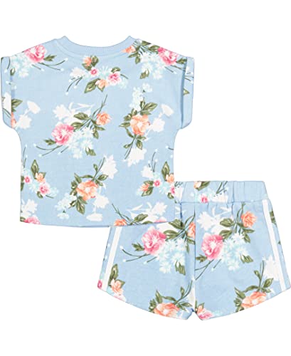 Juicy Couture Girls 2 Pieces Short Set, Cerulian Blue, 3T Us #TOP1