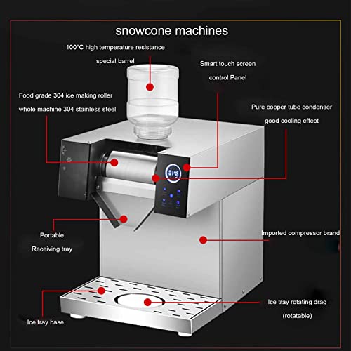 Schneekegelmaschine, Schneekegelhersteller Mit 369-793 Lbs/24H, Gefrorener Getränkehersteller Mit 10 Einstellung… – Bild 7