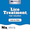 Nix Ultra Hair Treatment Solution & Shampoo Kit with Combs, 3.4 fl oz & 4 Fl Oz