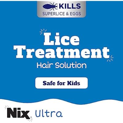 Nix Ultra Hair Treatment Solution & Shampoo Kit with Combs, 3.4 fl oz & 4 Fl Oz