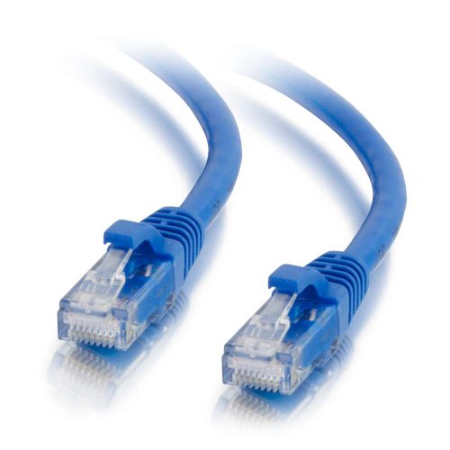 C2G 00703 Cat6a Cable - Snagless Unshielded Ethernet Network Patch Cable, Blue (25 Feet, 7.62 Meters)