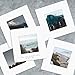 Golden State Art, Pack of 5 Acid Free Bevel Cut 4-Ply Thickness White Core Picture Mats for Photos (White, 10x10 for 6x6 Photo)