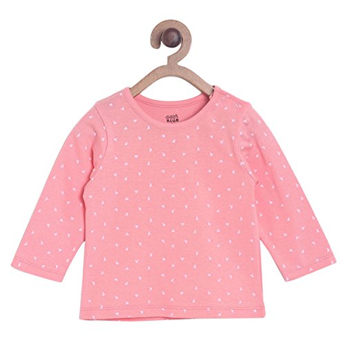 Image of miniklub Girls Pack of 3 Printed Pure Cotton Tops