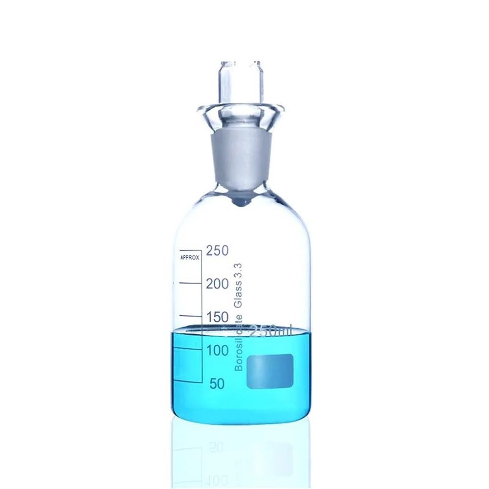 Laborgeräte und -ausrüstung Sauerstoffflasche, Probenflasche, Laborglas, 125/250/500/1000 ml(Brown 1000ml)