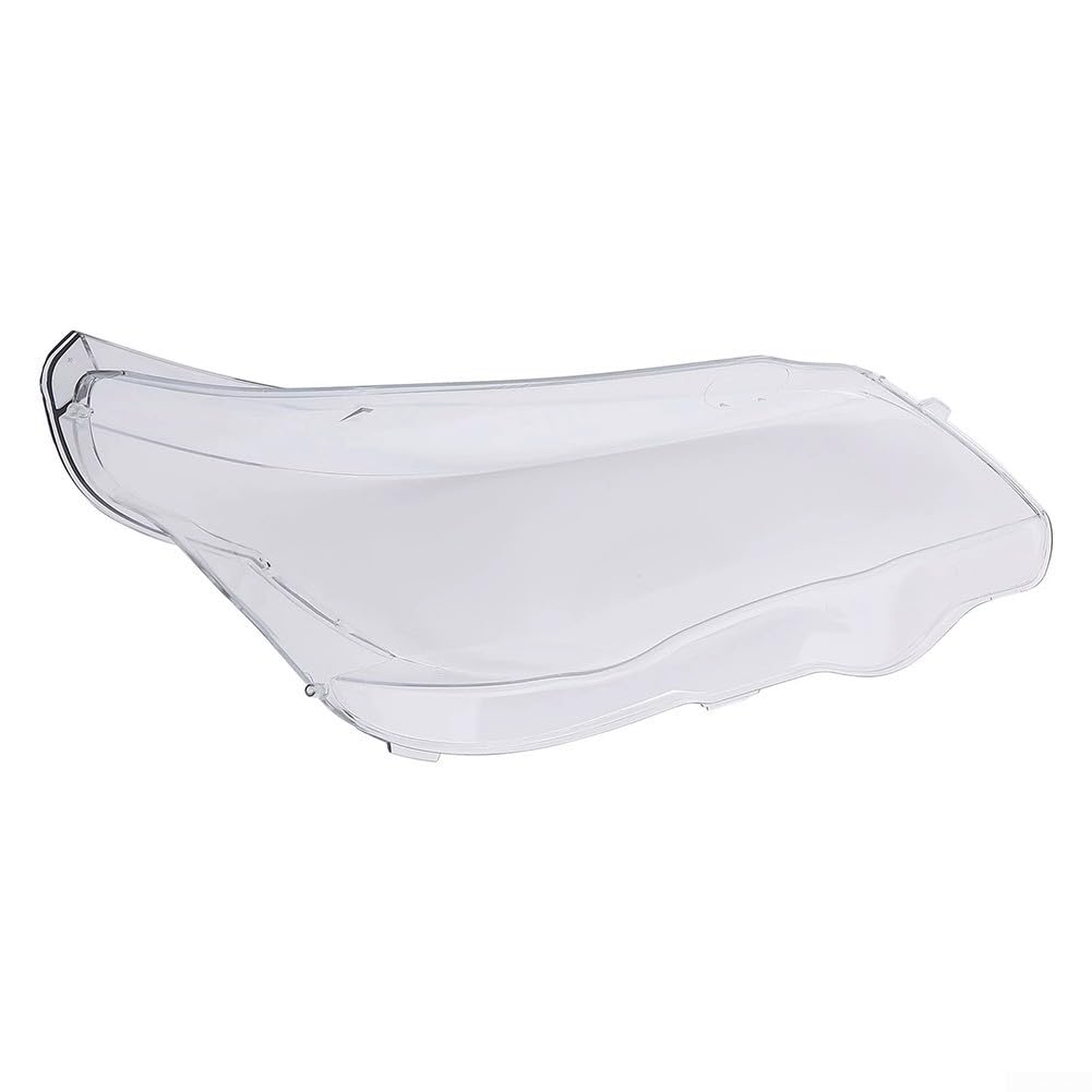 Par de cubiertas transparentes para faros delanteros E60 E61 525i para 530i 545i 550i M5 Sedan Touring 2003-2010, carcasa de repuesto de PC para carcasa agrietada amarillenta