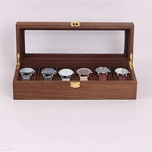 Boîte à montres en bois style vintage : sublimez votre commode avec 6 grilles