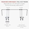 Truck Bed Bike Rack - All-Aluminum Truck Bed 2 Bike Rack Full Size Trucks - Includes 1 Fat Tire Kit - Effort-Free Installation