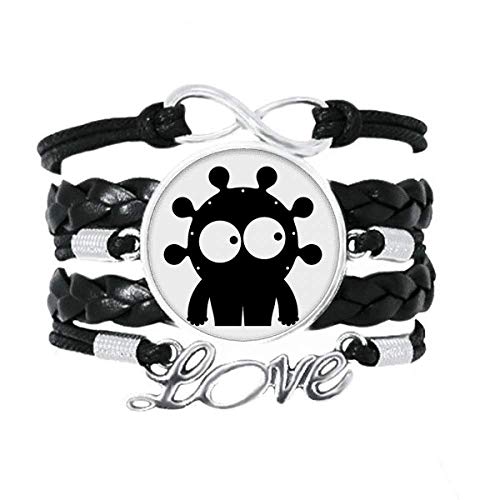Bracelet amour bijoux cuir alien univers étranger le cadeau idéal pour anniversaire