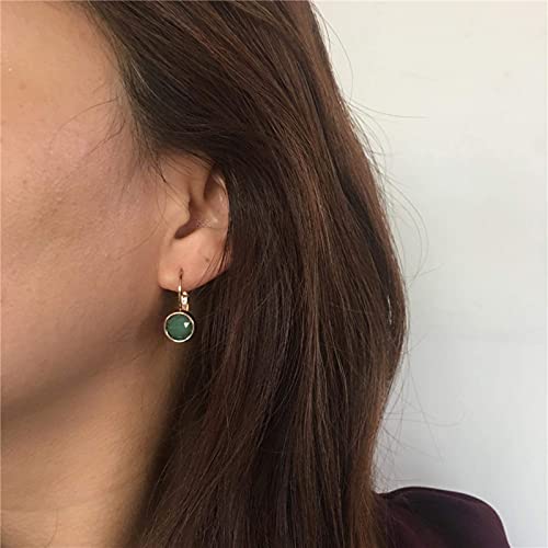 Bijoux de fête décontractés boucles d'oreilles acrylique et métal doré