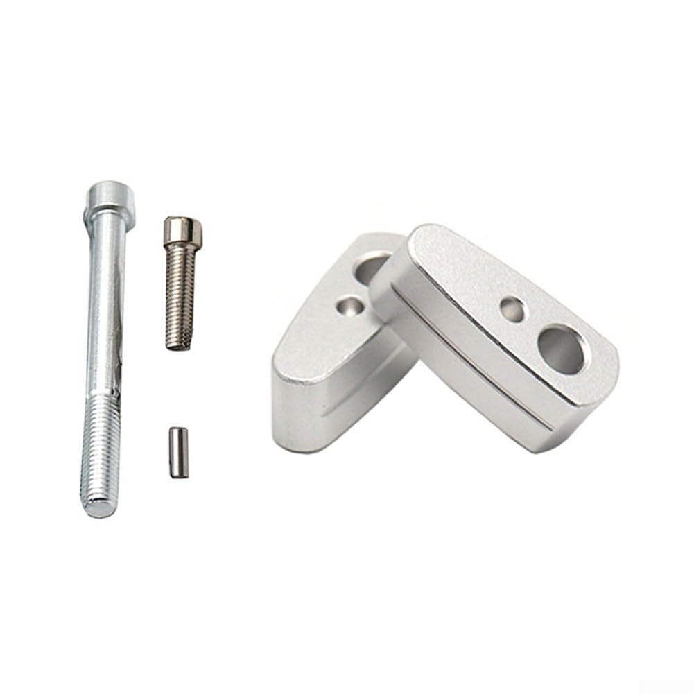 Per BMW R NineT moto manubrio 20 mm argento lega di alluminio Riser Kit facile installazione - Compatibile con R NineT Pure Urban G/S Scrambler K1600B (argento)