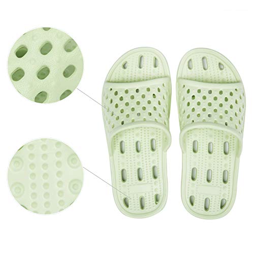 Image of WOTTE Shower Sandals Women Quick Drying Bath Slippers Non Slip Dorm Shoes