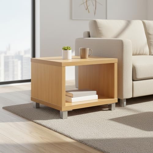 Image of Furinno XBF66-C Nihon Contemporary Side /End Table, Light Cherry
