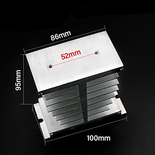 Dissipateur thermique SSR en aluminium anti surchauffe 40A 80A