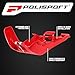 Polisport Motocross Motorcycles (MX) Fortress Skid Plate for Beta RR 250/300 (2020-2024) Dirt Bikes - OEM Quality, Flexible, Durable & Perfect Fit - Red